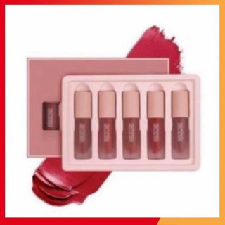 Set 5 son kem nhung Hold Live light matte lip glaze hàng nội địa Trung No.HL231 HSD12