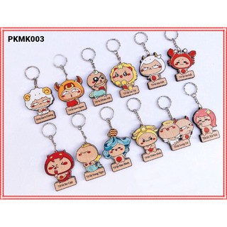 Móc Khóa Gỗ Cung Hoàng Đạo PKMK003 | Shopee Việt Nam