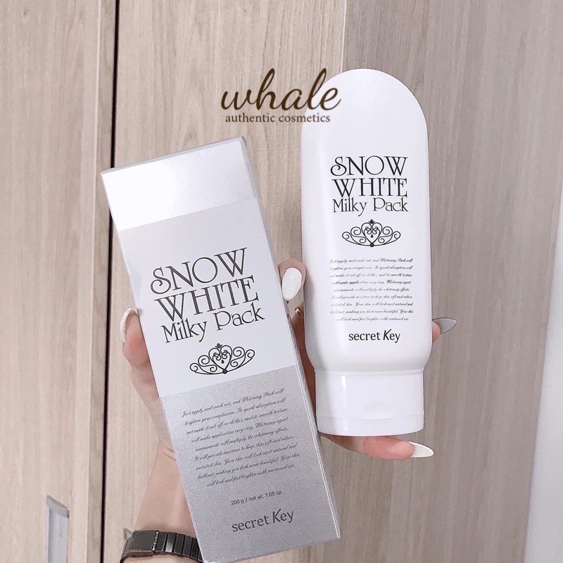 Kem Tắm Trắng Toàn Thân Snow White Milky Pack