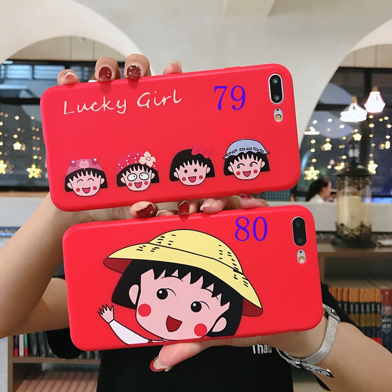 Ốp điện thoại bằng TPU mềm in hình hoạt hình Maruko dễ thương cho iPhone 6/6s/6+/6s+/7/7+/8/8+/X/XS/XS Max | BigBuy360 - bigbuy360.vn