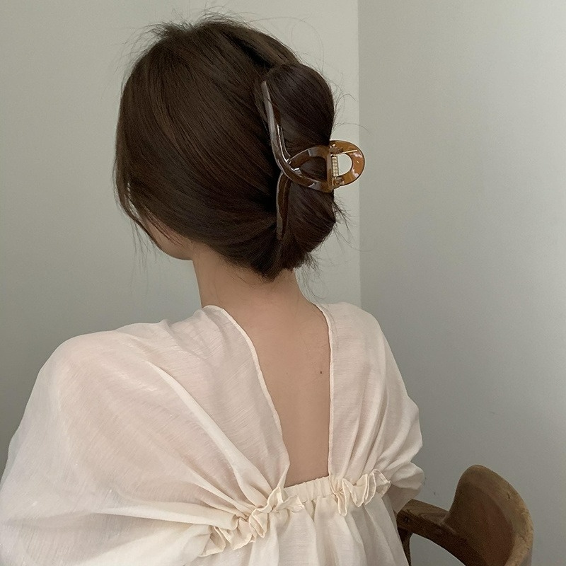 Kẹp Tóc Nhựa Hình Cá Mập 13cm Thời Trang Hàn Quốc Cho Nữ