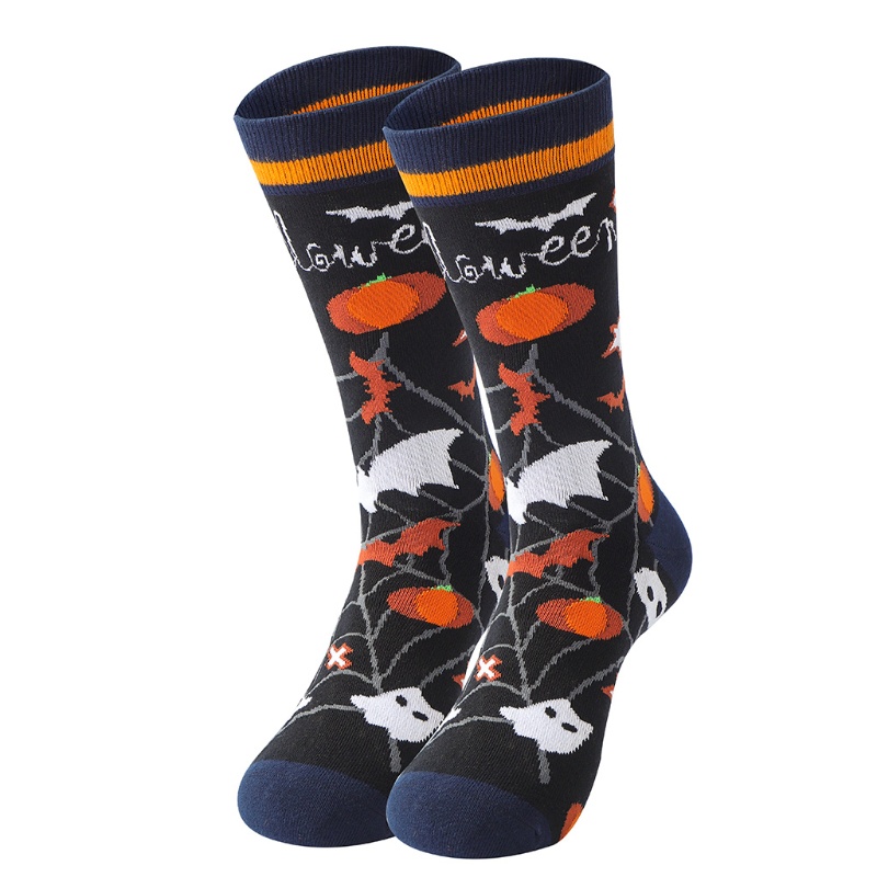 Vớ Cotton In Họa Tiết Halloween Nhiều Màu Dễ Thương Cho Nam Và Nữ