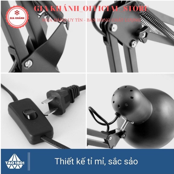 Đèn học chống cận thị , đọc sách , kẹp bàn chắc chắn ,loại hàng PIXAR - LD2106