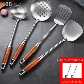 dày inox 304 bộo thìa xúp thìa xẻng xẻng xào xẻng nấu ăn gia đình dụng cụ nhà bếp thìaN