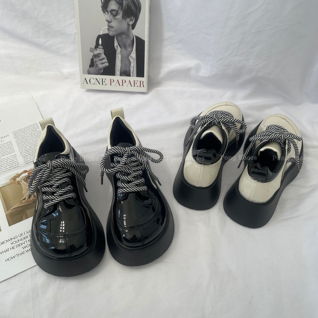 Giày Oxford phong cách Ulzzangs- FULL HỘP- Mã 1477