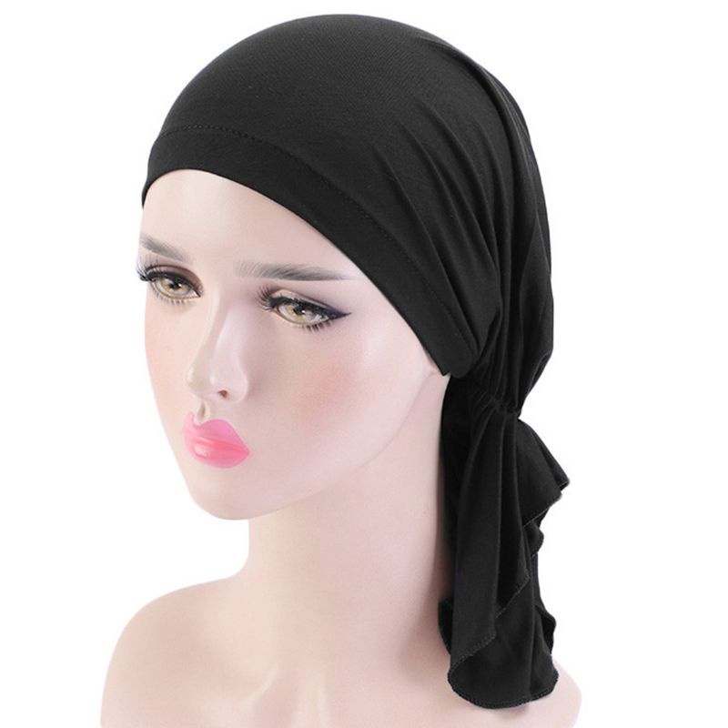 Mũ Turban Trùm Đầu Màu Sắc Thời Trang Cho Phụ Nữ Hồi Giáo
