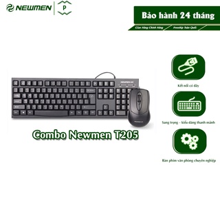 Combo bàn phím chuột Newmen T205 - Hàng chính hãng
