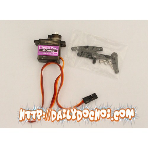 Servo bánh răng kim loại dùng để chế tạo máy bay mô hình cỡ lớn tại RUBYRC