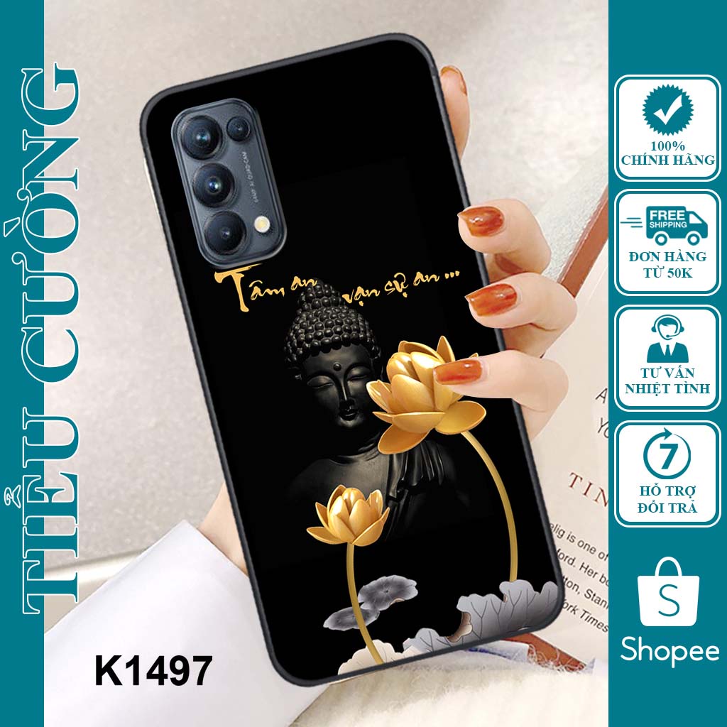 Ốp Oppo Reno 4, Reno 4 Pro, Reno 5 4G in hình thư pháp RẺ BỀN ĐẸP