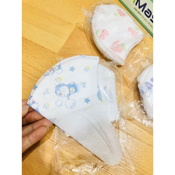 Set 3 Khẩu trang 3d kháng khuẩn cho bé