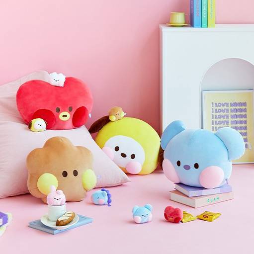 Thú Nhồi Bông Hình Nhân Vật BT21 minini Xinh Xắn