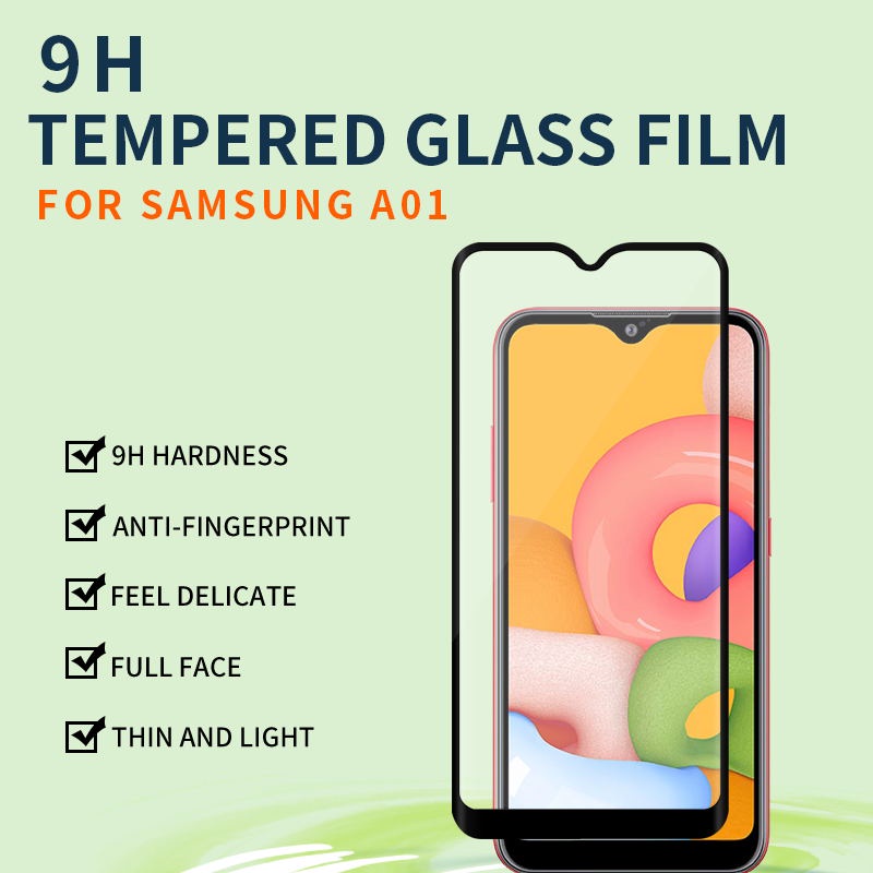 Cường lực samsung a02 / A02s / A03 / A03s full màn hình 9H - tặng giấy lau màn hình