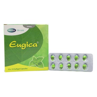 Eugica viên nang xanh (hộp 10 vỉ x 10 viên)