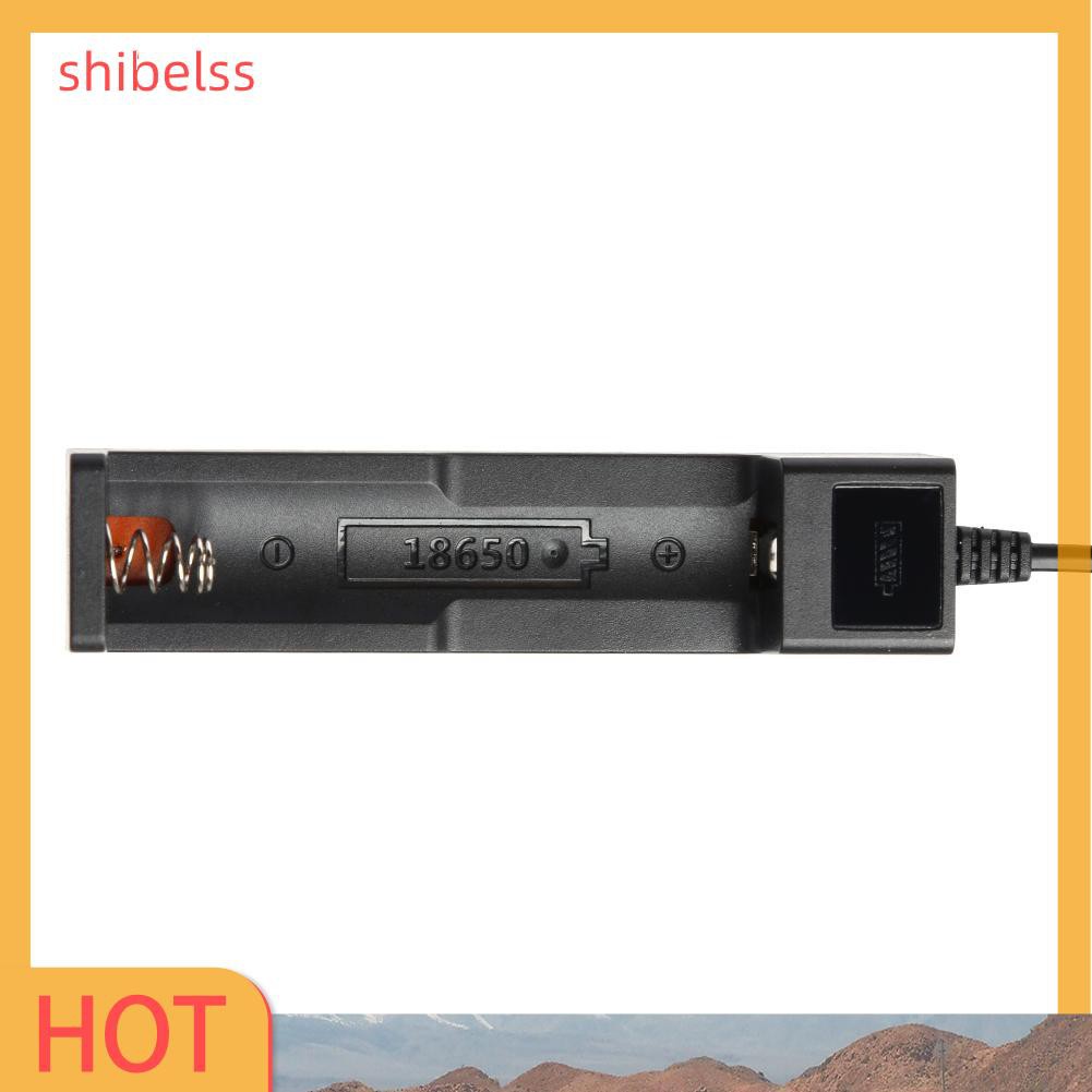 （ʚshibelss）18650 Li-ion Battery Charging Charger Portable USB Lithium Battery Charger