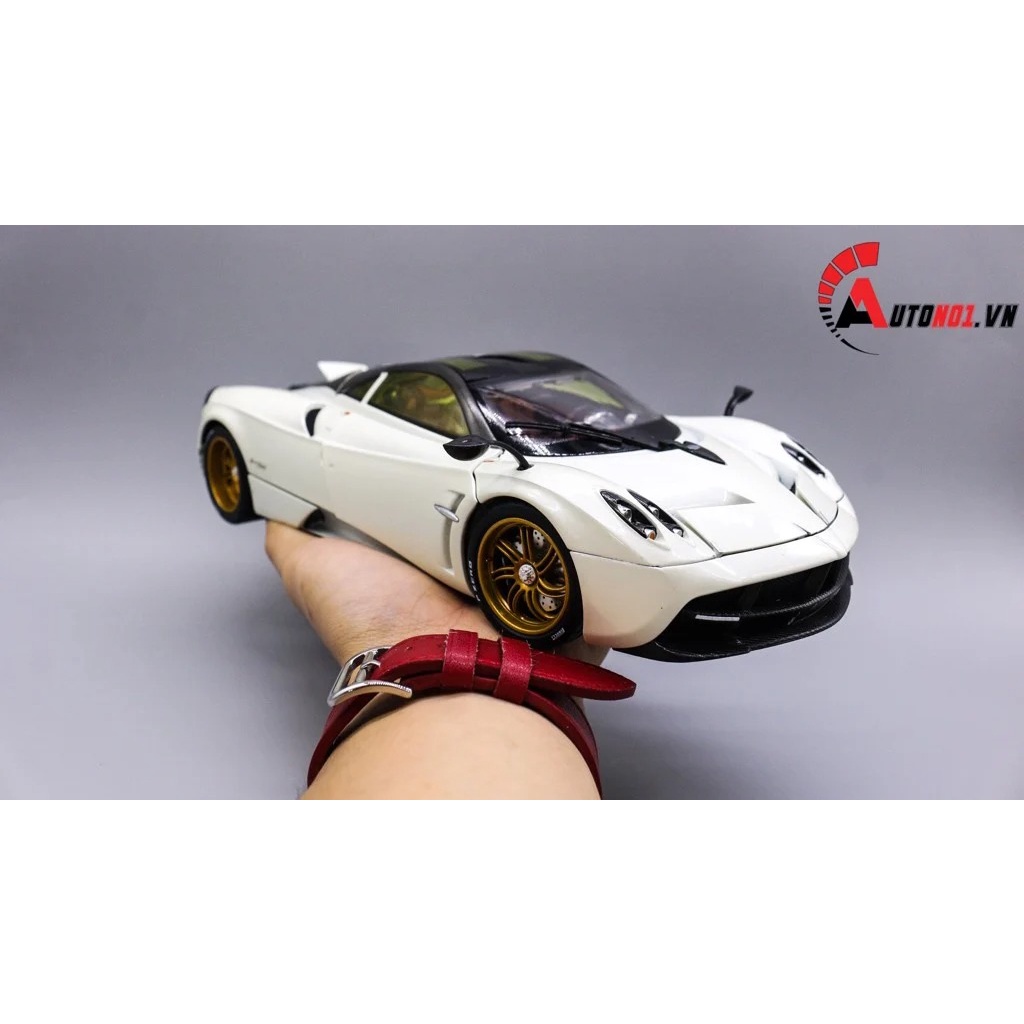 MÔ HÌNH PAGANI HUAYRA WHITE 1:18 GTAUTOS 1296