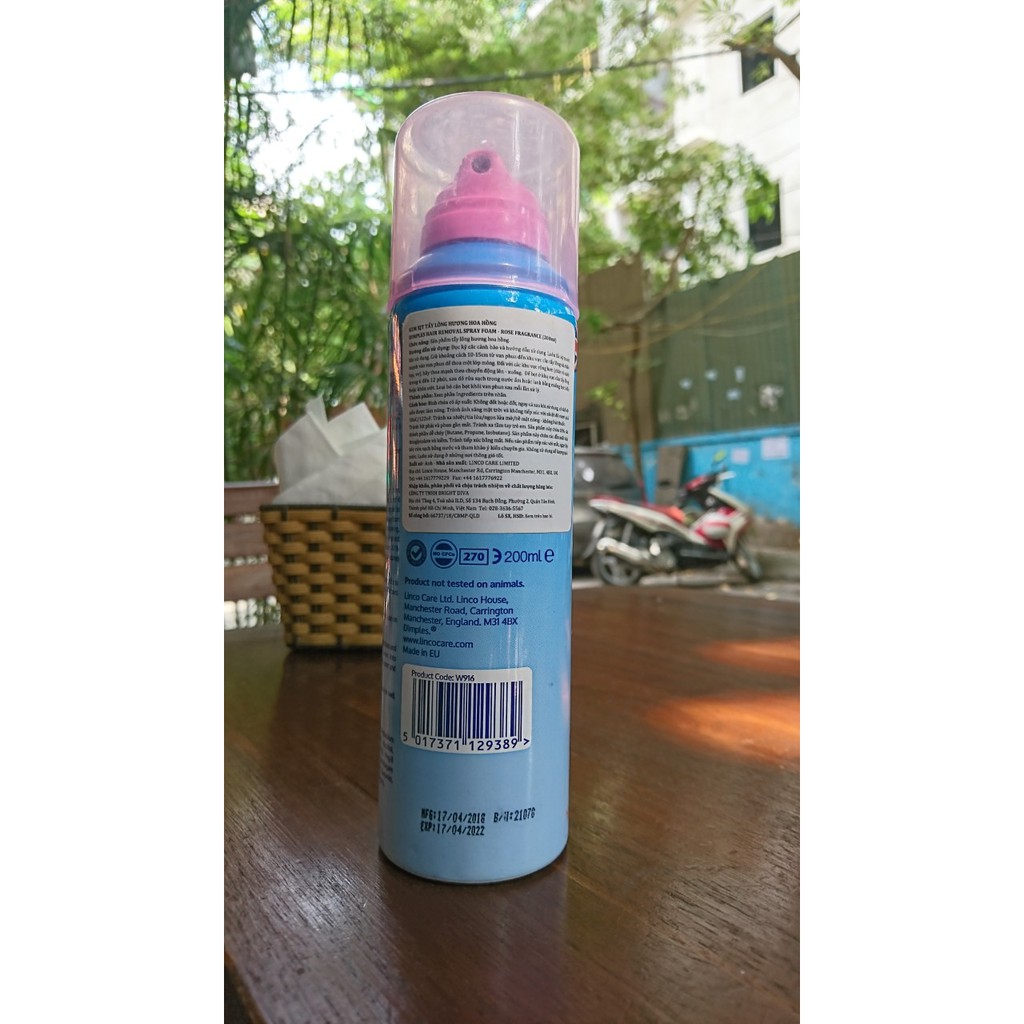 Tẩy lông Dimples dạng bọt - Hàng nhập khẩu Anh quốc - Loại to 200ml chai xịt | BigBuy360 - bigbuy360.vn