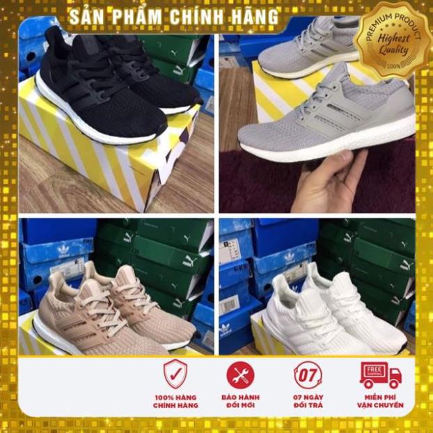 Ultra boost đen xám hồng trắng ( full box) - bh12