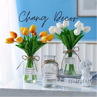 Hoa Tulips giả Decor trang trí