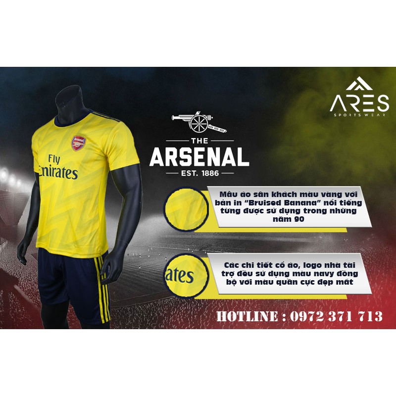 Quần áo bóng đá Arsenal Đẹp năm 2019 -2020