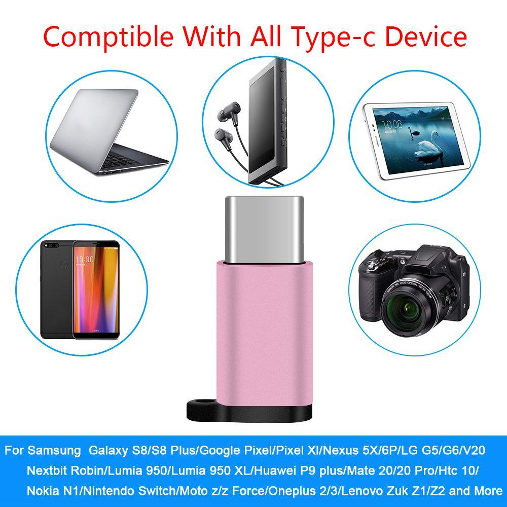 Đầu Chuyển Đổi USB Type C OTG Có Móc Khóa Tiện Dụng