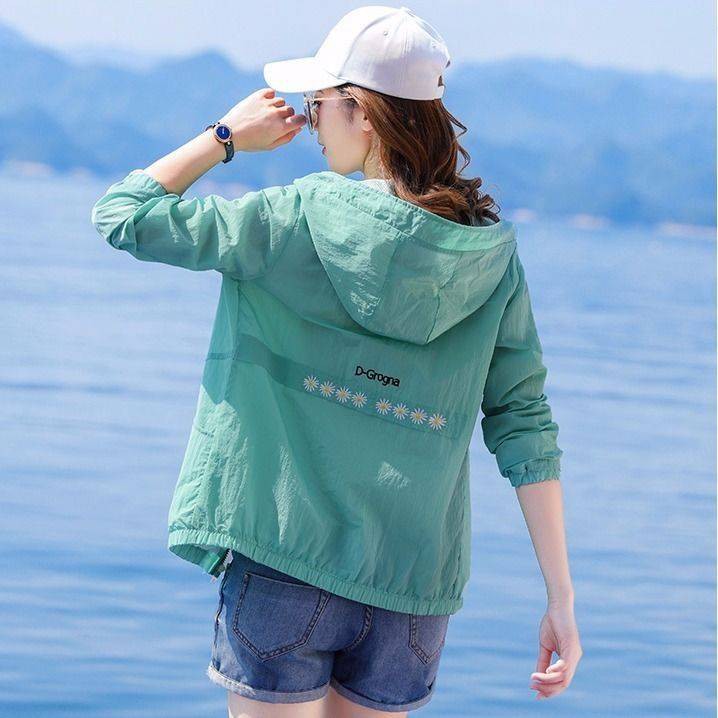 Áo khoác cardigan tay dài chống nắng chống rơi họa tiết hoa cúc thời trang mùa hè 2021 cho nữ | BigBuy360 - bigbuy360.vn