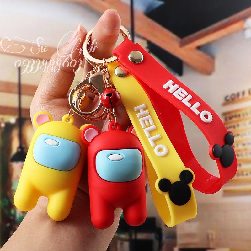 Móc khóa a mong us siêu dễ thương