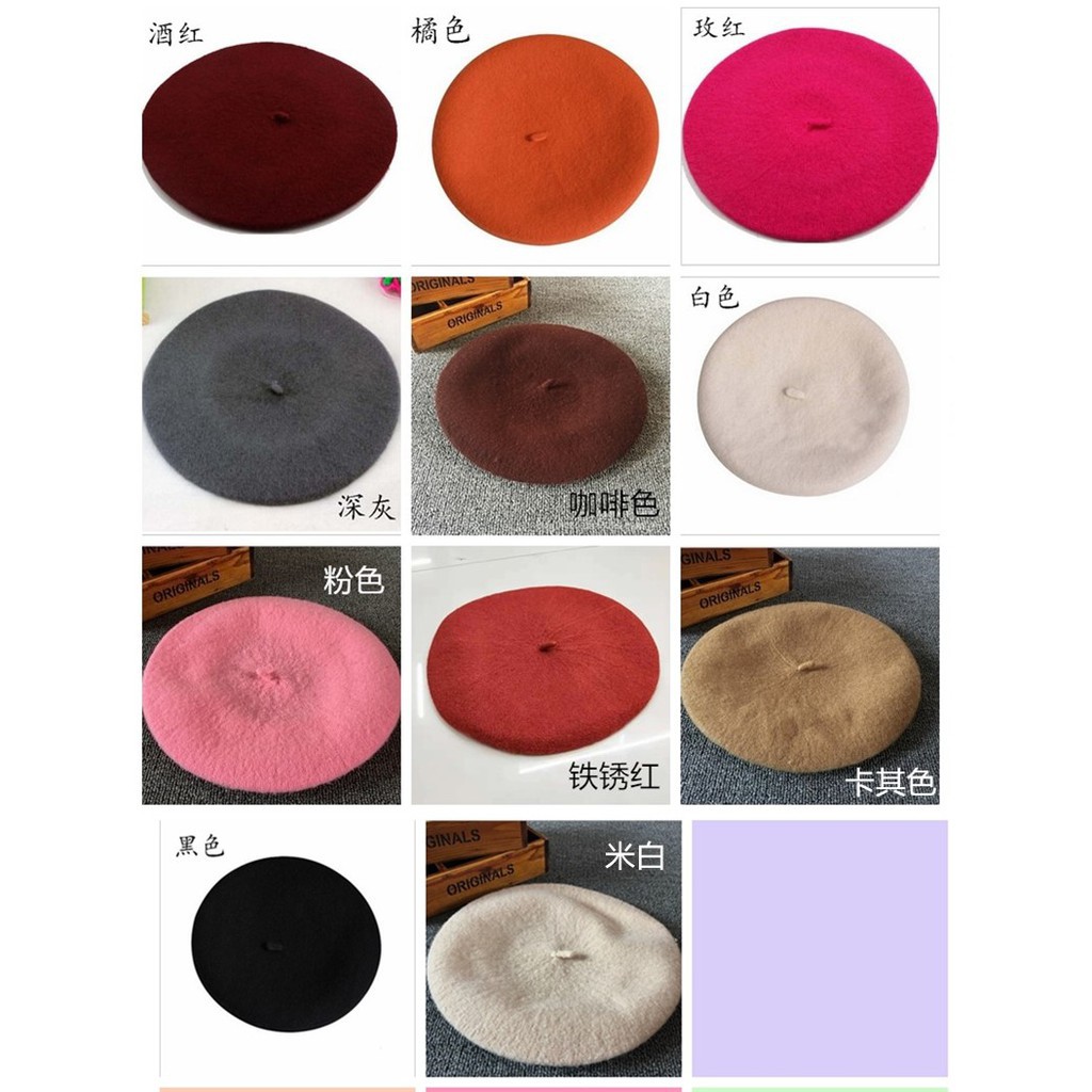 Nón beret SUXI kiểu dáng thời trang xinh xắn cho nữ