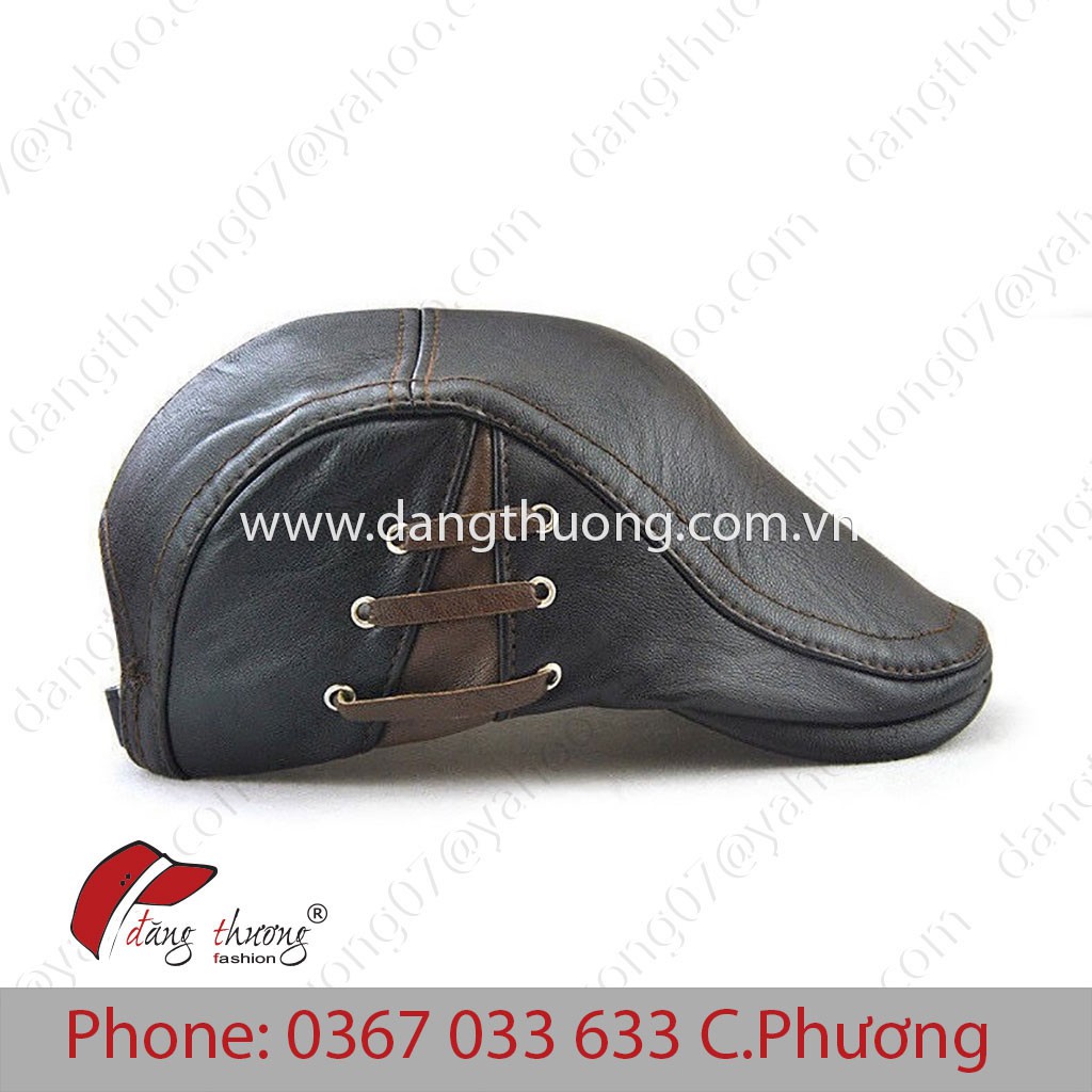 [HÀNG CÓ SẴN] [SHIP HỎA TỐC] Mũ nón cóc bere beret da Pu Đen vintage cổ điển Mũ nồi nam trung niên lớn tuổi HÌNH THẬT CL