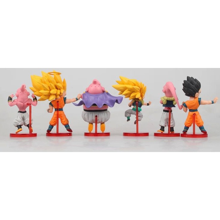 Lẻ Mô hình nhân vật 7 viên ngọc rồng Dragon Ball Son Goku 8-10 CM combo 12