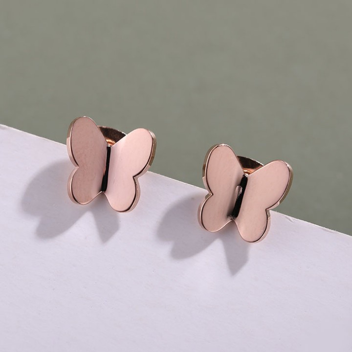 Bông Tai Bướm Xinh Titan Ko Đen Cao Cấp TT 2108 - TT 2108