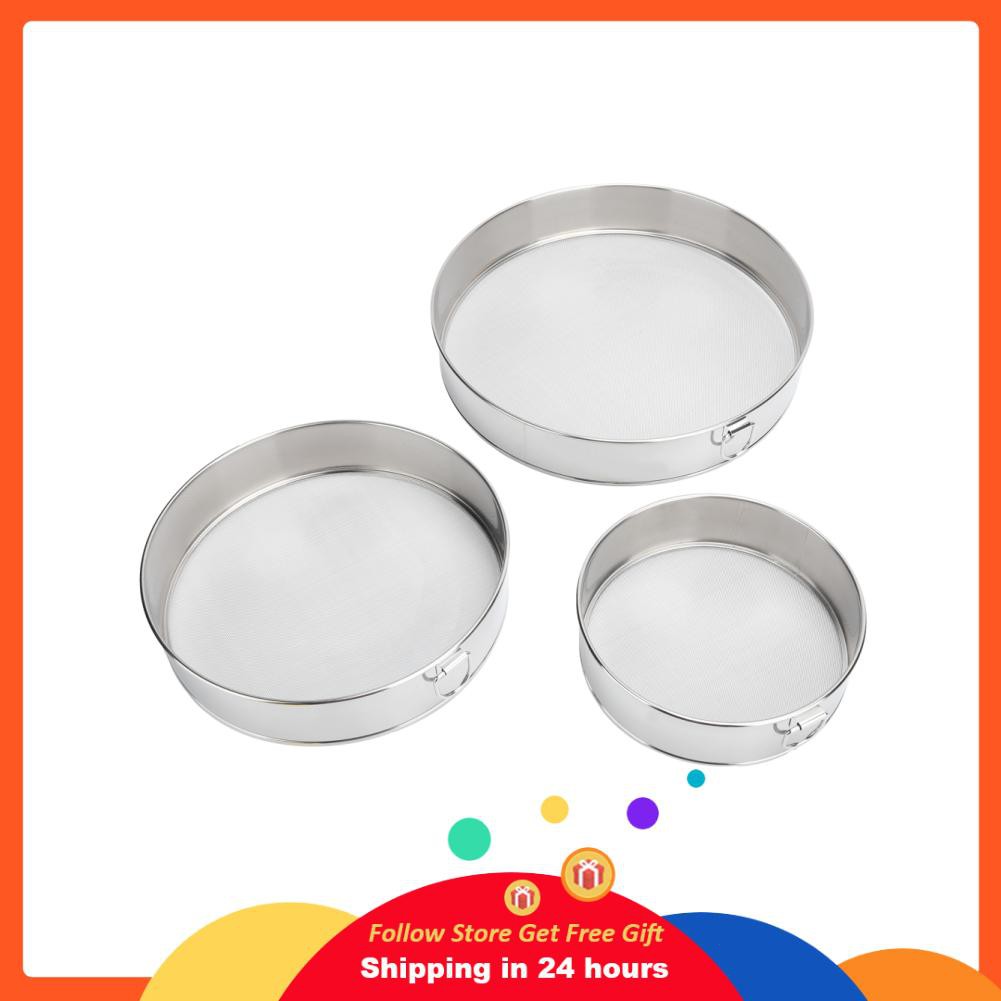 GOON Set 3 Dụng Cụ Rây Bột Bằng Thép Không Gỉ 304 Tiện Dụng