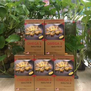 (Nhập khẩu) OMEGA 3 alaska fish oil bổ sung omega3 cho bé