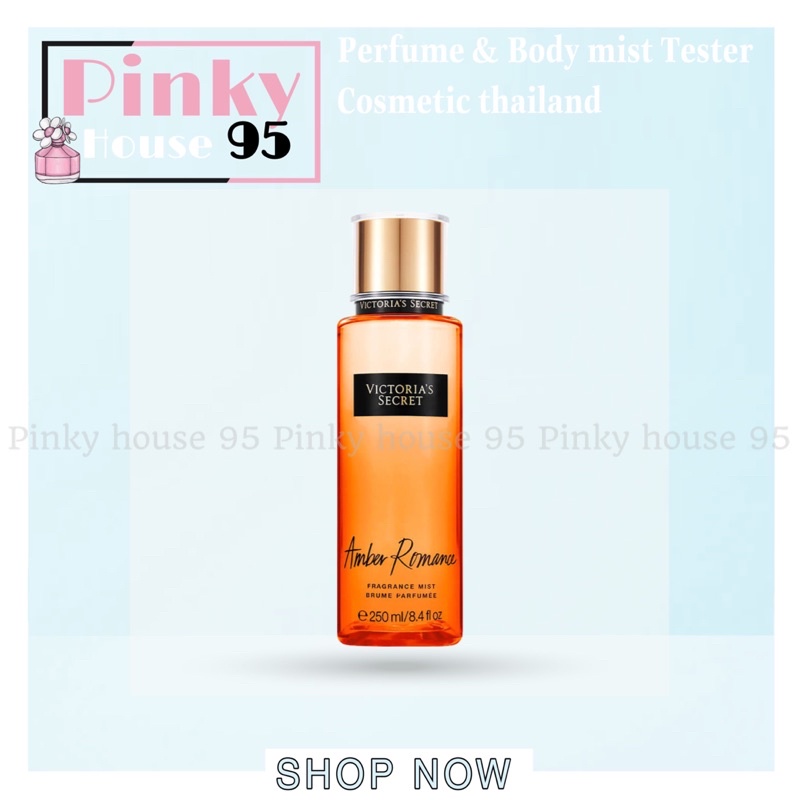 ♛HOT♛ Mẫu Thử Xịt thơm toàn thân Victoria's Secret Fragrance- Amber Romance Shimmer - No Shimmer