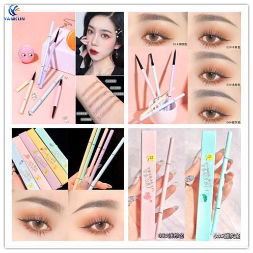 [Hàng mới về] Chì kẻ mày dạng vặn kháng nước và chống mồ hôi với đầu cọ chải tiện lợi