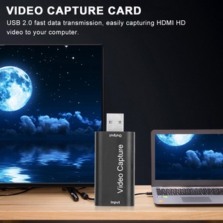 (Bohemia)Mini Video Capture Card USB 2.0 HDMI Grabber Recording Box For Computer PC