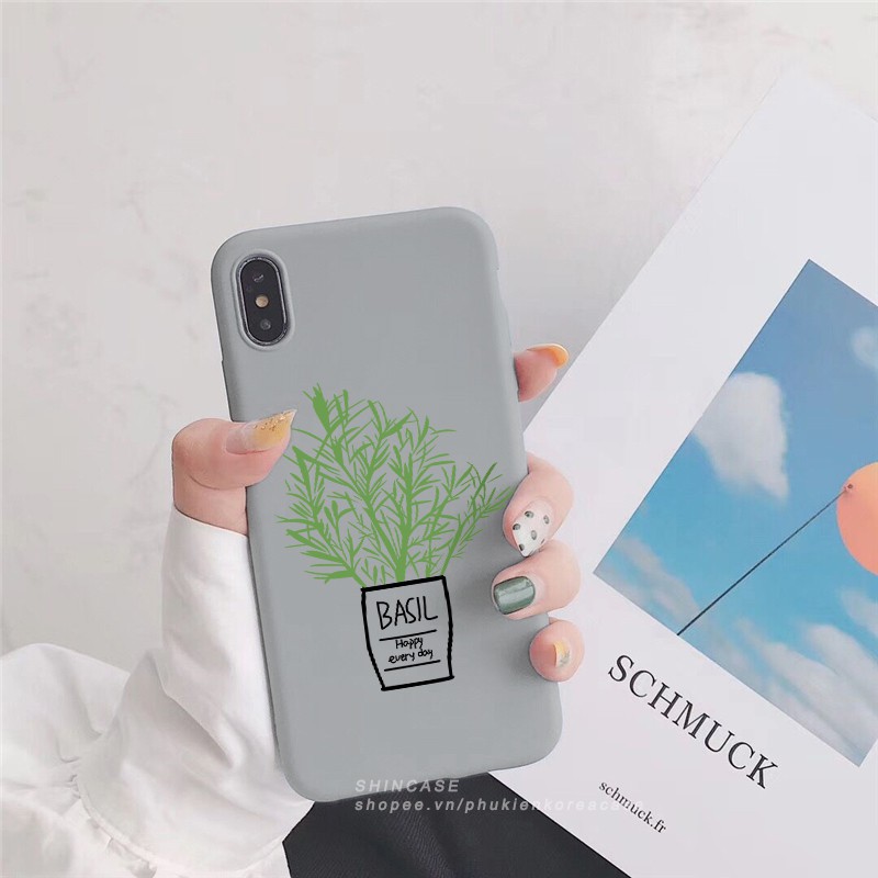 Ốp lưng iphone Basil tree TPU trơn dẻo mềm 6/6plus/6s/6splus/7/7plus/8/8plus/x/xr/xs/11/12/13/pro/max/plus/promax | BigBuy360 - bigbuy360.vn