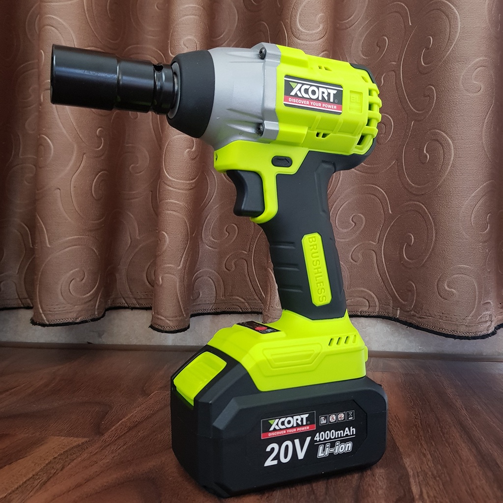 Máy siết bulong Máy siết ốc không chổi than 350N.m XCORT XDC06-24BL Bảo Hành 18 Tháng