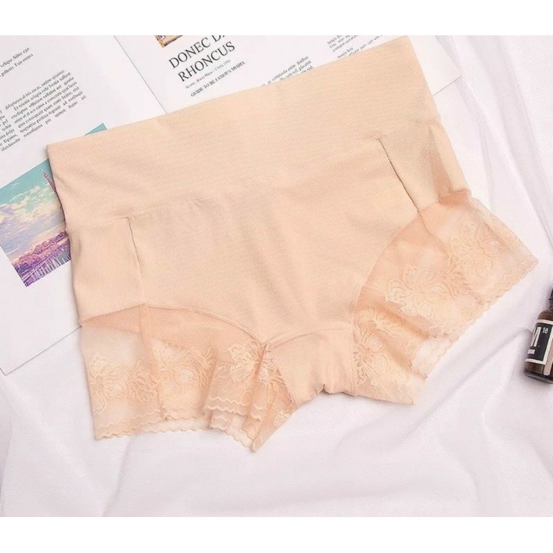 Quần lót đùi thun lạnh pha ren chân mặc trong váy