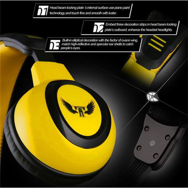 Tai nghe gaming OVANN X6 chính hãng - 2 jack 3.5mm Headphone Gaming - THComputer Q11 (Giao màu ngẫu nhiên)
