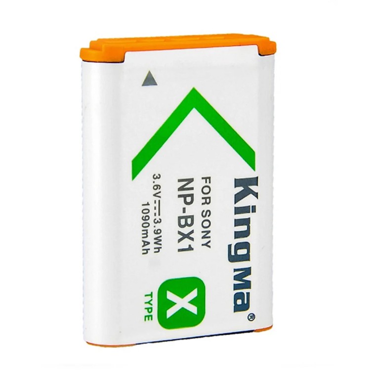 Bộ 1 pin 1 sạc Kingma cho Sony NP-BX1 + Hộp đựng Pin, Thẻ nhớ