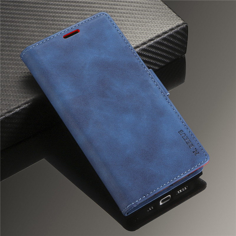 Bao da điện thoại màu xanh lá có giá đỡ khe đựng thẻ cho for iPhone 12 Mini 11 Pro Max X XS XR