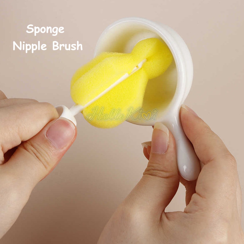 Bộ 7 Dụng Cụ Vệ Sinh Bình Sữa Em Bé Tiện Lợi