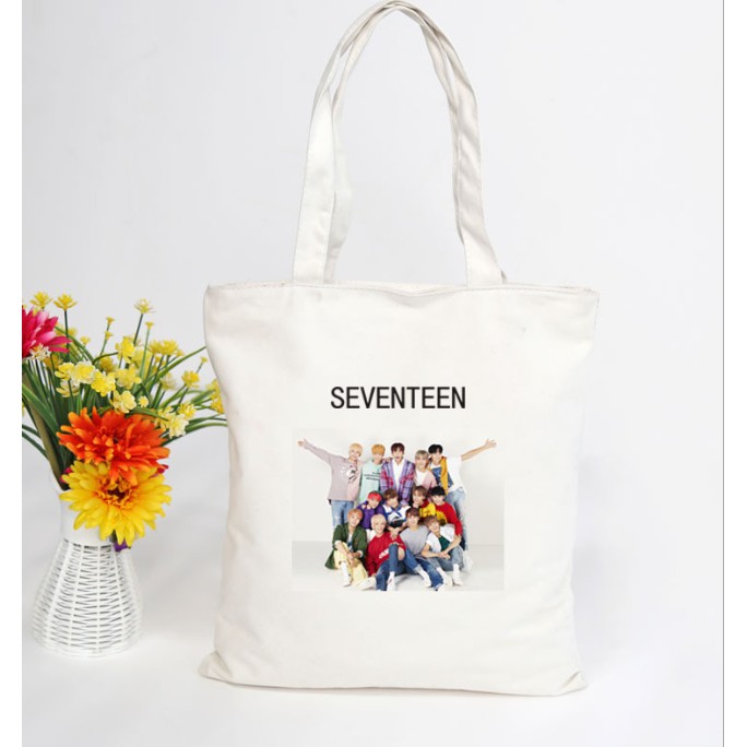 Túi Tote Nhung Seventeen