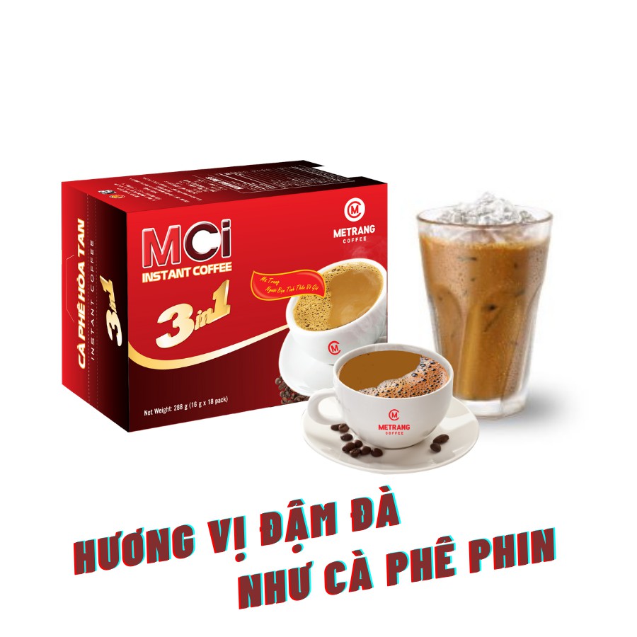 Cà phê Mê Trang hòa tan sữa 3in1 - (MCi3in1)