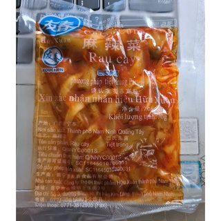 Củ cay, rau cay chính công trung quốc gói 70g