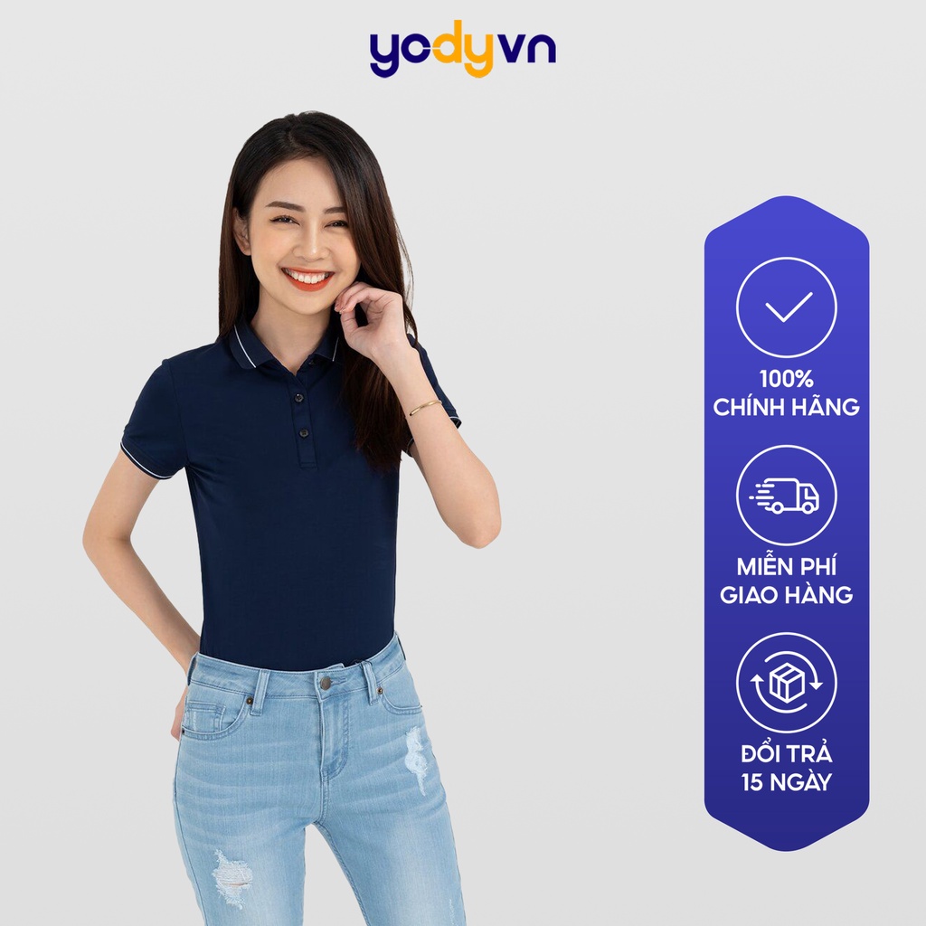 Áo Polo Nữ Yody Cotton Pima Siêu Mát Siêu Nhẹ Thấm hút tốt  APN3010