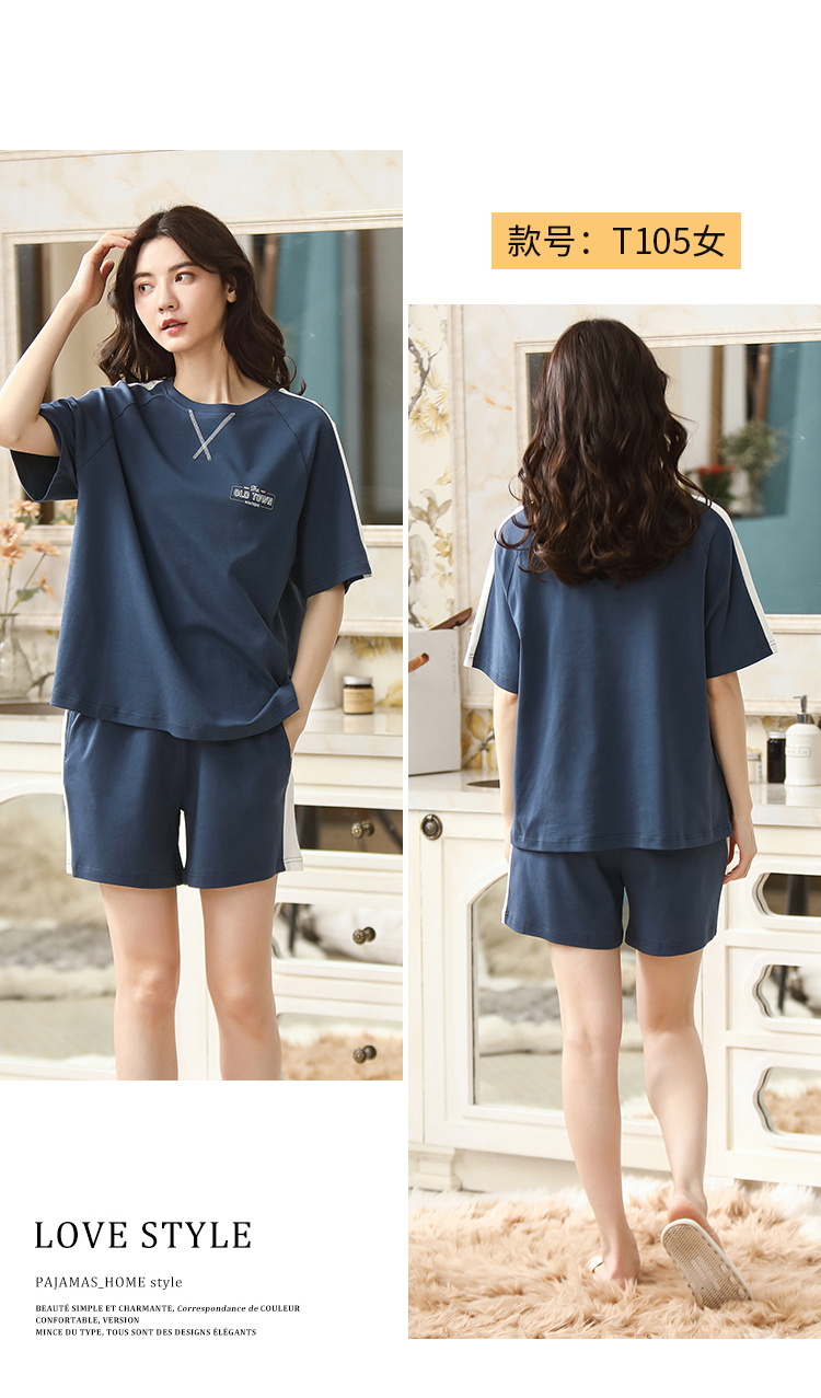 Bộ đồ ngủ ngắn chất liệu cotton thời trang cho nữ | BigBuy360 - bigbuy360.vn