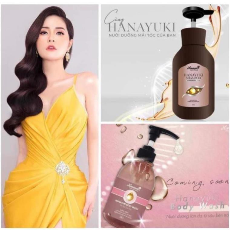 Dầu Gội Hanayuki Shampoo Dưỡng Tóc Suông Mượt, Sạch Gàu