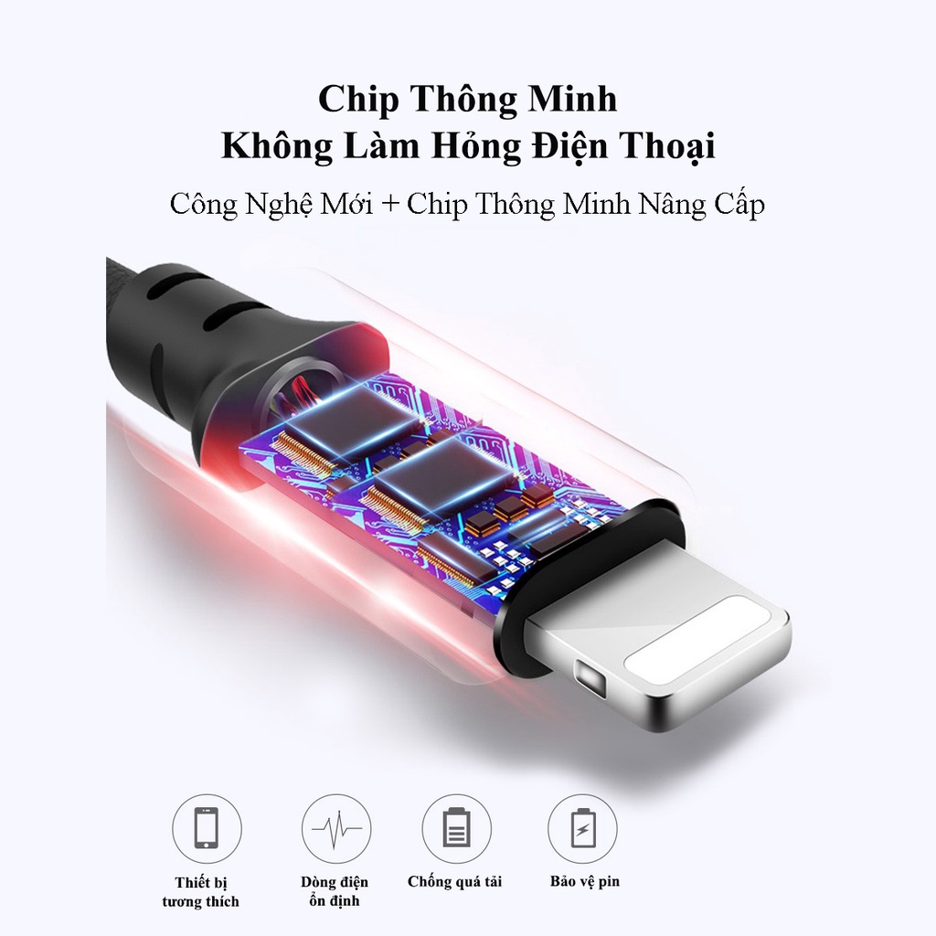 Sạc Iphone FREESHIP Khi Nhập [DAY SAC] Dây Cáp Sạc Hoco x14 linghtning Cho Iphone, ipad , ipod Dây Dù Chống Đứt