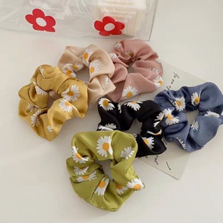 Buộc tóc Scrunchies hoa cúc